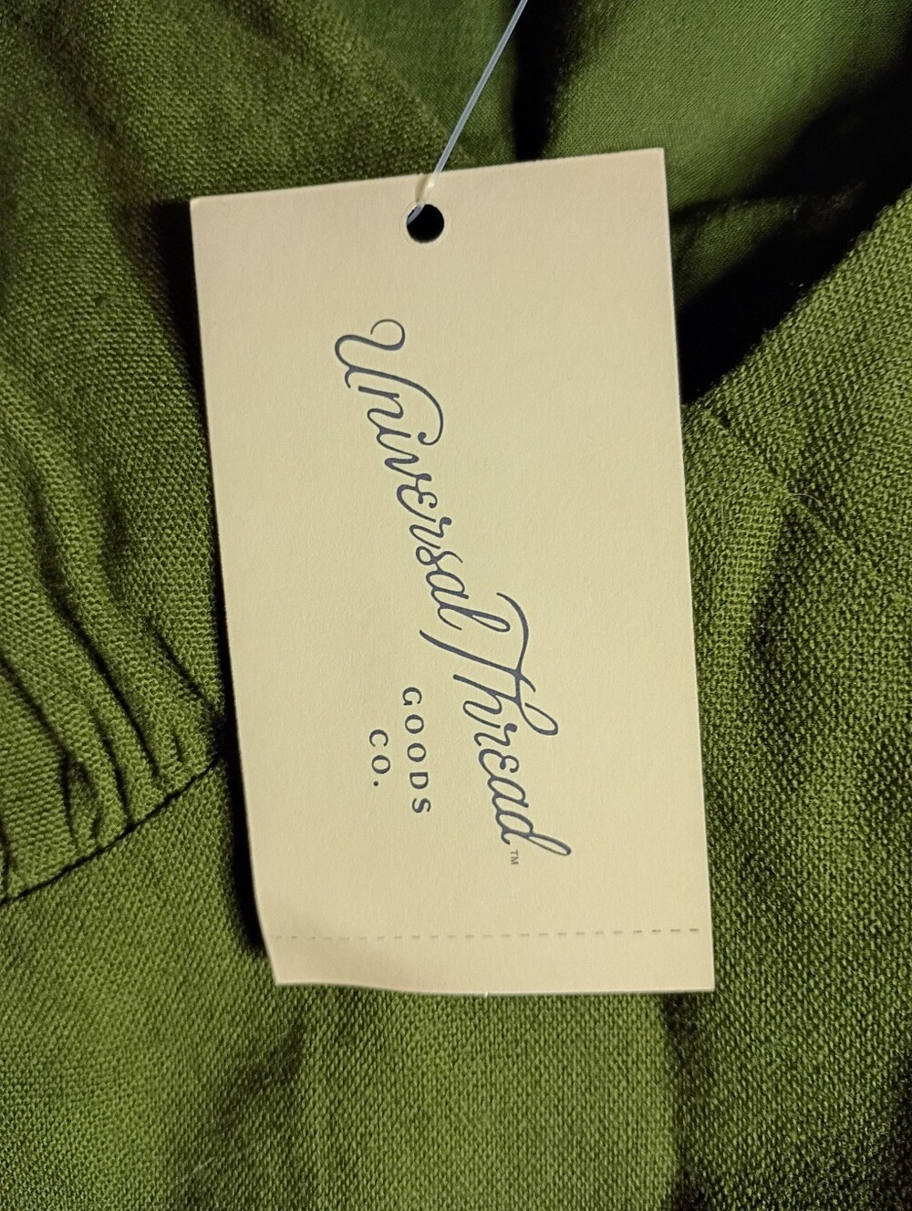 Universal Thread Olive Green V-Neck Maxi Dress - Picture 3 of 4